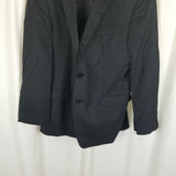 Calvin Klein Macys Pinstripe Worsted Wool Sportcoat Jacket Blazer Mens 42R Slim