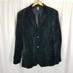 Calvin Klein Luxe Modern Fit Black Velvet Sportcoat Jacket Blazer Mens M