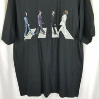 Vintage Winterland The Beatles Abbey Road Black Rock Concert TShirt Mens XL 90s