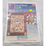 JoAnn Heartland Quilt Block of the Month March 1999 Checkerboard Heart Sealed
