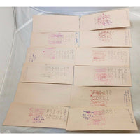 Hancock Theatre Boston Jan 1952 Cancelled Bank Checks Deposit Slips Lot Strand