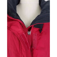 LL Bean Womens M Hooded Winter Snow Ski Snowboard Parka Jacket Red Thinsulate