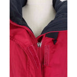 LL Bean Womens M Hooded Winter Snow Ski Snowboard Parka Jacket Red Thinsulate