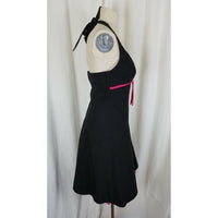 Steppin Out Halter Formal Prom Cocktail Little Black Dress Womens S Rockabilly