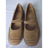 Rockports Seaview Cashew Putty Mastic Suede Mary Janes Gum Shoes Womens 6 NOS