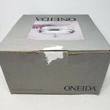 Oneida 2qt Silver Plate Juilliard Covered Round Baker With Ovenware Glass Liner