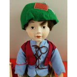 RARE Hallmark Little Drummer Boy Porcelain Doll Collection Christmas Musical