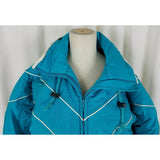 Vintage PowderHorn Squaw Valley Retro 80s 90s Puffer Parka Ski Jacket Womens 12