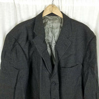Vintage Talia Uomo 3 Button Wool Sportcoat Jacket Blazer Mens 50R Stuart Shaines