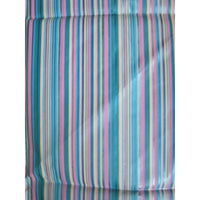 Vintage Mid Century Wrapping Paper Square Psychedelic Metallic Striped 1970s