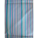 Vintage Mid Century Wrapping Paper Square Psychedelic Metallic Striped 1970s