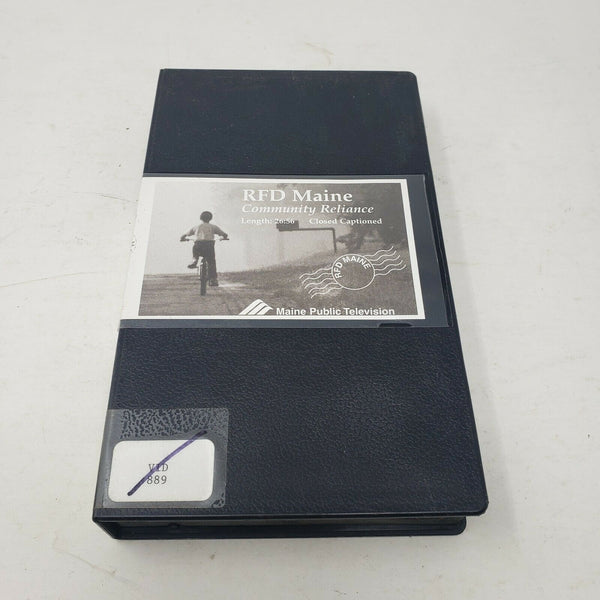 RFD Maine Community Reliance Maine Public Television VHS Tape Educational Local