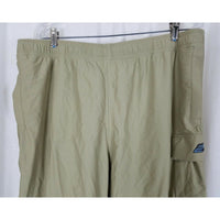 Fidra Storm Proof Mesh Lined Khaki Cargo Pants Mens XL 36 x 33 Tan John Ashworth