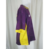 NAAI Bajic # 26 Soccer Futbol Jersey Mens M Purple Gold Speckled Sheen Collared