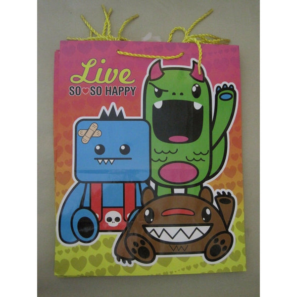 Live So So Happy Tribe Hallmark Expressions Large Gift Party Bag Wrapping Paper