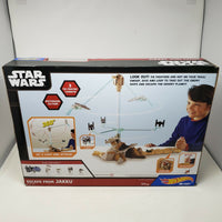 Hot Wheels Star Wars Escape from Jakku Raceway Car Tracks Set Millennium Falcon