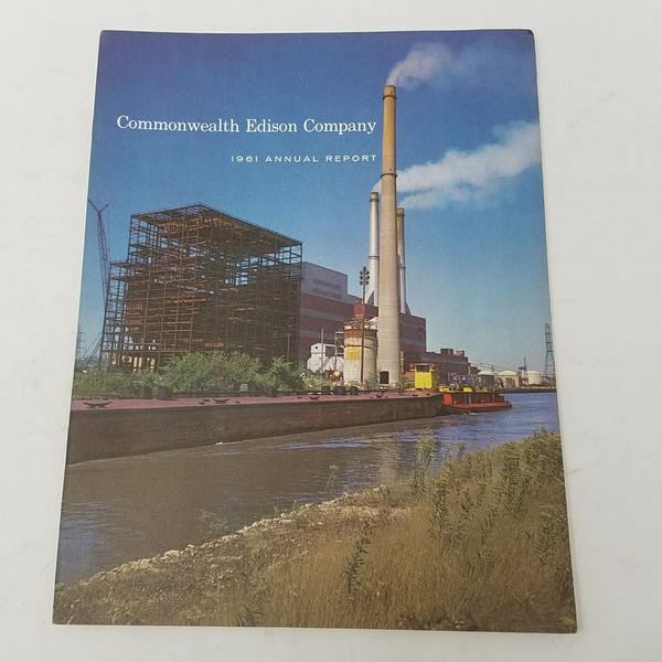 1961 Commonwealth Edison Company Annual Report Shareholders Financial Statements