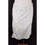 Eddie Bauer Stretch Lightweight Summer Cotton Floral Skirt Womens 6 Knee Length