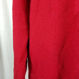 Carraig Donn Ireland Open Front Boiled Wool Swing Wrap Sweater Jacket Womens L