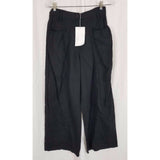 Cannisse Paris Tencel Noir Hindi Cropped Capris Culottes Pants Womens 6 38 Black