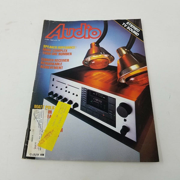 Vintage June 1984 Audio Magazine High Fidelity Electronics Advertisements