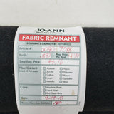 Black Wool Felt Fabric .75 Yards Remnant JoAnn Fabrics 2010 0040-7288 Material