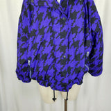 Obermeyer Tantric Reversible 80s Puffer Ski Winter Parka Jacket Womens 12 VTG