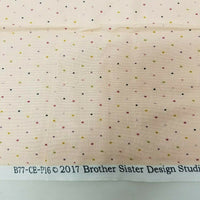 Polka Dotted Brother Sister Design Studio Fabric 1/2 yard B77-CE-P16 2017