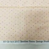 Polka Dotted Brother Sister Design Studio Fabric 1/2 yard B77-CE-P16 2017