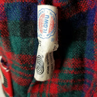 MackIntosh Boiled Wool Cardigan Sweater Jacket Womens M Ribbon Trim Collarless