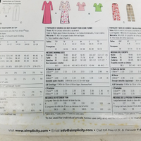 Simplicity So Easy Sewing Pattern 2721 Longewear Nightgown Uncut Womens XXS -XL