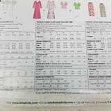 Simplicity So Easy Sewing Pattern 2721 Longewear Nightgown Uncut Womens XXS -XL