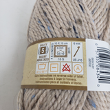 Patons Shetland Chunky - 5 Tweeds Yarn 3 ounce Skeins Biscuit Beige Wool Lot 4