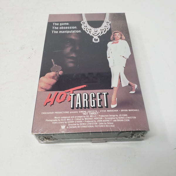 Hot Target BETAMAX Beta Tape New Factory Sealed Not VHS Recorded in Canada 1986