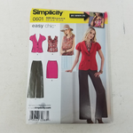 Simplicity Easy Chic Sewing Pattern 0601 Pants Skirt Uncut Womens 6 8 10 12 14