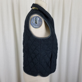 LL Bean Petites Upcountry Plaid Lined Quilted Cotton Outdoor Vest Womens XSP