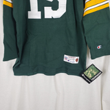 Champion Vintage Collection Throwback #15 Green Bay Packer Jersey Mens L Starr