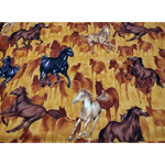 Wild Horses Timeless Treasures West C1998 2000 VINTAGE Fabric Material 6+ yds