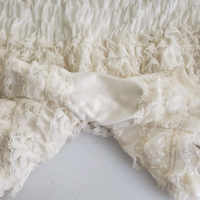 Vintage Malco Mode White Lace Ruffled Square Dance Tap Bloomers Pettipants Panty