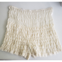 Vintage Malco Mode White Lace Ruffled Square Dance Tap Bloomers Pettipants Panty