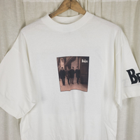 Vintage The Beatles Live at the BBC Double Sided TShirt Mens XL 90s EMI USA