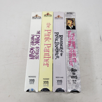 VHS Movies Lot 4 Videos The Return of the Pink Panther Factory Sealed Watermarks