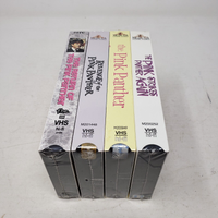 VHS Movies Lot 4 Videos The Return of the Pink Panther Factory Sealed Watermarks