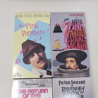 VHS Movies Lot 4 Videos The Return of the Pink Panther Factory Sealed Watermarks