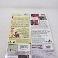VHS Movies Lot 4 Videos The Return of the Pink Panther Factory Sealed Watermarks