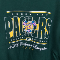 Vintage Galt Sand NFL Green Bay Packers 96 NFC Central Champs Sweatshirt Mens XL