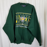 Vintage Galt Sand NFL Green Bay Packers 96 NFC Central Champs Sweatshirt Mens XL