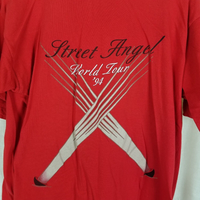 VINTAGE Stevie Nicks Street Angel Tour Double Sided Concert T-Shirt Mens XL USA