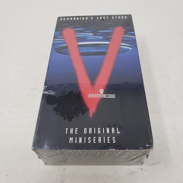V The Original Miniseries Error Box VHS Tape Factory Sealed 1995 NR Watermarks