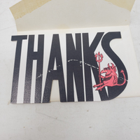 Vintage American Greetings Red Hots Devil Greeting Card Thanks A Helluva Lot 2